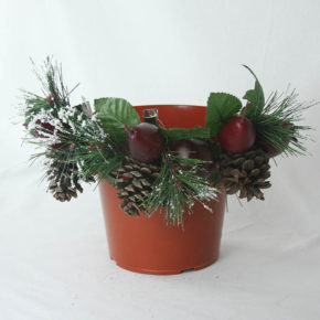 Pot with Clip-on Ornaments