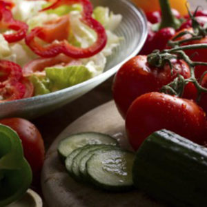 Salad and Tomatoes