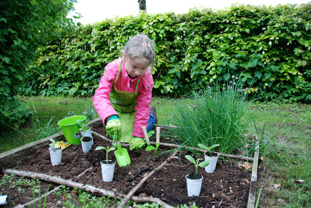 Child Gardening