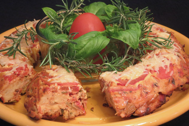 Roasted Tomato Bread Pudding